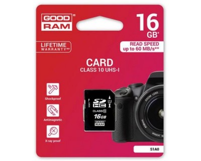 Scheda SD 16GB SDHC Goodram - blister retail