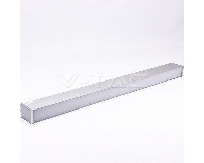 LED Linear Light Samsung Chip - 60W Hanging Suspension Silver Body 4000K