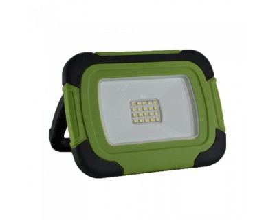 10W LED Floodlight Samsung Chip Rechargeable IP44 6400K