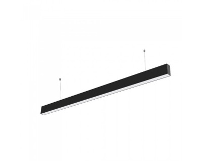 LED Linear Light Samsung Chip - 40W Hanging Suspension Black Body 6400K
