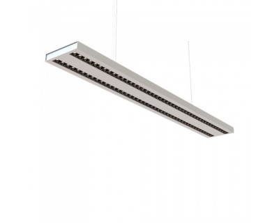LED Linear Light Samsung Chip - 60W Hanging Linkable Silver Body 4000K