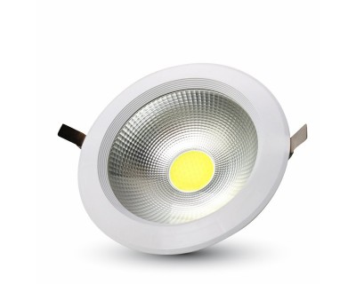 40W LED COB Downlight Round 120Lm/W 6400K