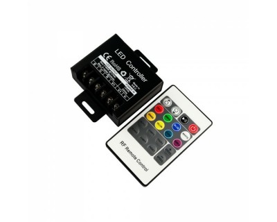 LED RGB Controller With 20 Key RF Remote Control Small