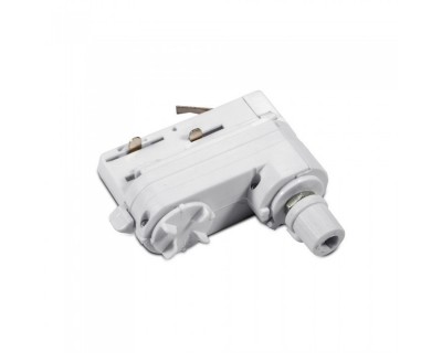 4 Track Light Adaptor White - Adattatore Binario - 220V