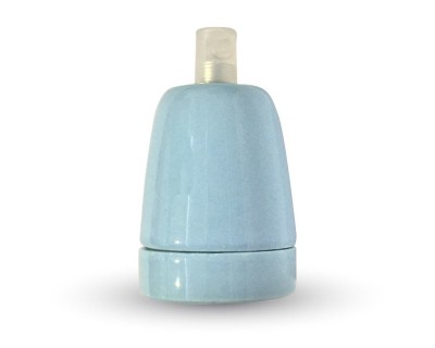 Porcelan Lamp Holder Fitting Blue