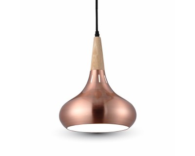 Pendant Light Red Bronze Canopy Metal Lamp Shape ?360