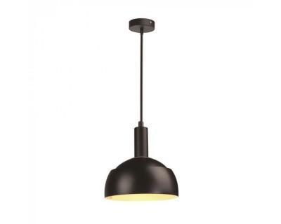 Plastic Pendant Lamp Holder E14 With Slide Aluminum Shade Black