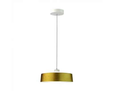 7W LED Pendant Light (Acrylic) - Gold Lamp Shade 3400*190mm 4000K