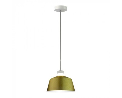 7W LED Pendant Light (Acrylic) - Gold Lamp Shade 250*190mm 3000K