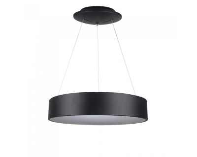 25W LED Surface Smooth Pendant Light Dimmable Black 3000K
