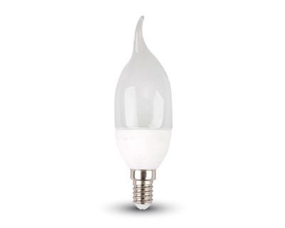 LED Bulb - 4W E14 Candle Flame 4000K