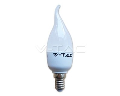 LED Bulb - 4W E14 Candle Flame 6400K