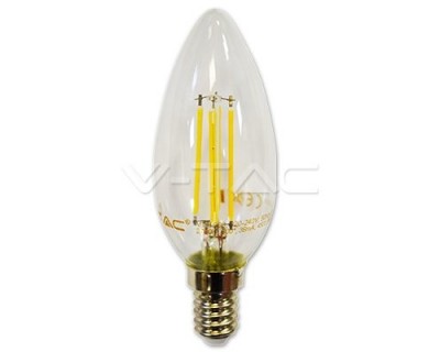 LED Bulb - 4W Filament E14 Candle 2700K Dimmable