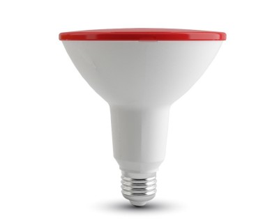 LED Bulb - 15W PAR38 E27 IP65 Red