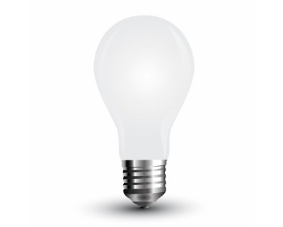 LED Bulb - 4W Filament E27 A60 White Cover 2700K