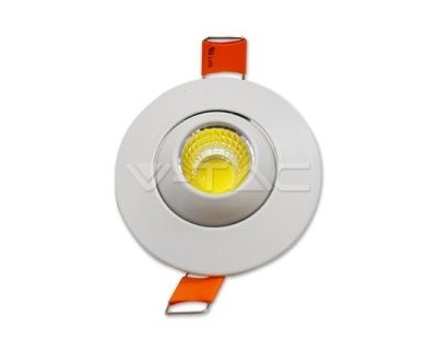 3W LED Downlight With Moving Head Round 6400K