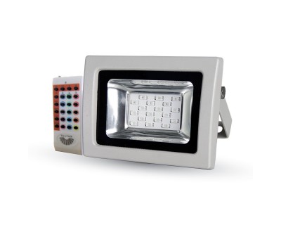10W LED Floodlight RGB With RF Remote SMD