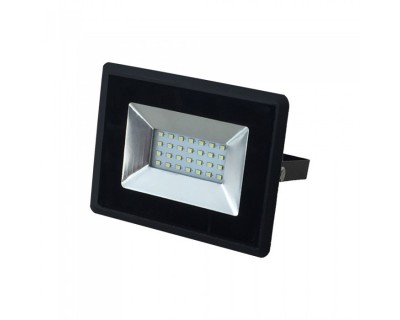 20W LED Floodlight SMD E-Series Black Body Blue IP65