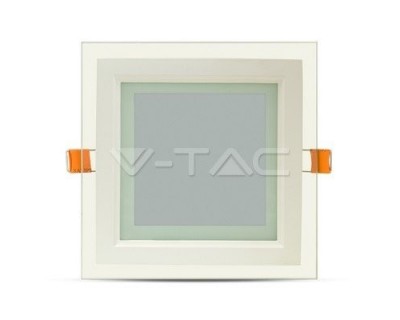 12W LED Panel Downlight Glass - Square 4000K