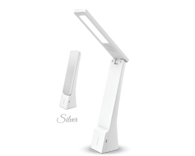 4W LED Table Lamp White + Silver