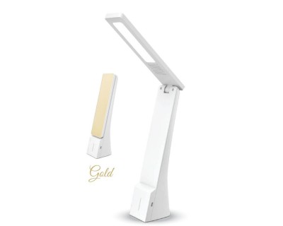 4W LED Table Lamp White + Gold