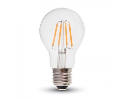 LED Bulb - 4W Filament E27 A60 Clear Cover 6400K