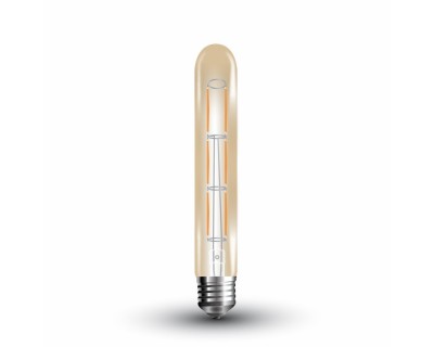 LED Bulb - 6W T30 E27 Filament Amber 2200K