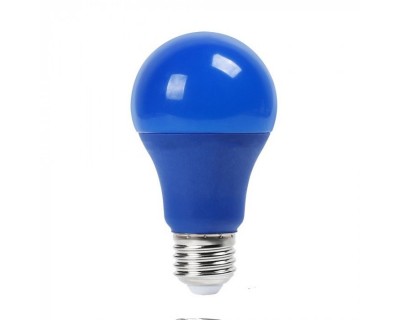 LED Bulb - 9W E27 Blue Color Plastic