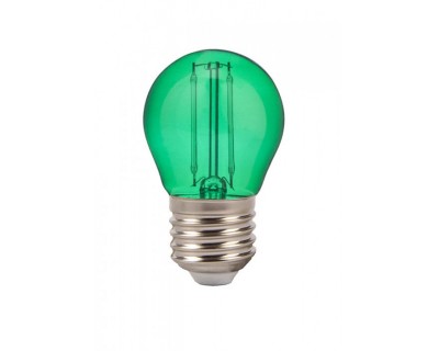 LED Bulb - 2W Filament E27 G45 Green Color