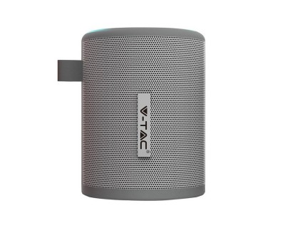 Portable Bluetooth Speaker With Micro USB And High End Cable 1500mah Battery Grey