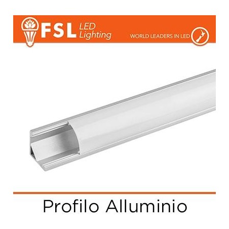 BARRA Profilo di Alluminio 6063 - Angolare Piegh - 2 metri
