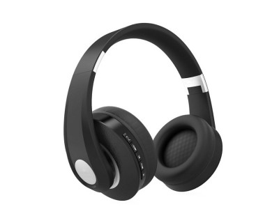 Bluetooth Wireless Headphone With Adjustable Head 500mAh Black W/BAG