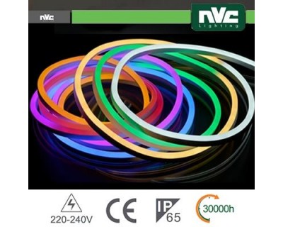 Tubo LED Flex 5050 - 25Metri 8W RGB AC220-240V IP65