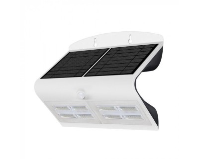 6.8W LED Solar Wall Light 4000K+4000K White+Black Body