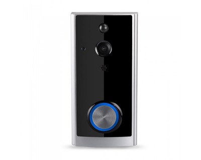 Smart Video Doorbell 2 Way Audio Black Body