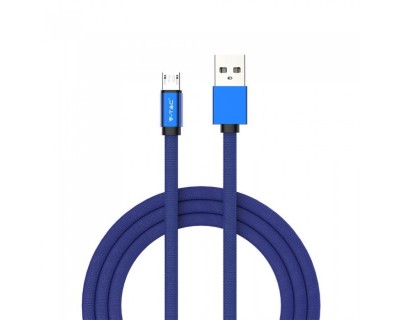 1 M Micro USB Cable Blue - Ruby Series
