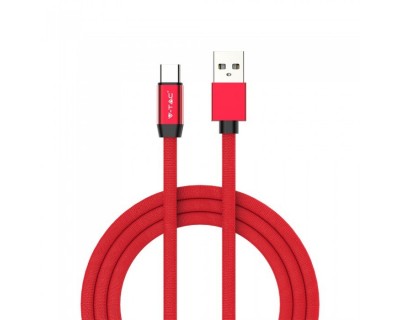 1 M Type C USB Cable Red - Gold Series