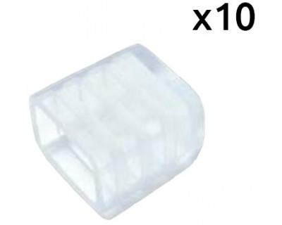 10x - Tappo finale per striscia LED a colore singolo