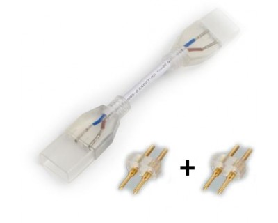 10x - 1 Connettore + 2 pins  striscie color singolo 
