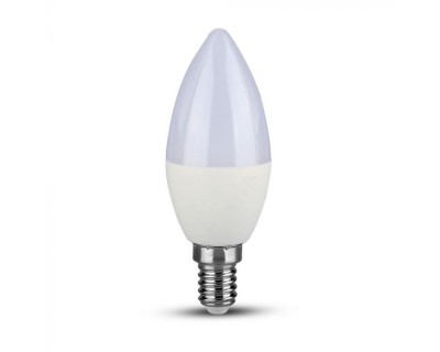 LED Bulb - Samsung Chip 5.5W E14 Plastic Dimmable Candle 3000K