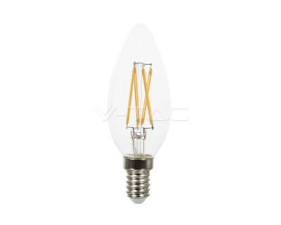 LED Bulb - 4W Cross Filament E14 Candle 2700K Dimmable