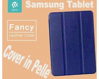 Custodia in pelle per Tablet Samsung TabS2 8 9.7 T815 Blu