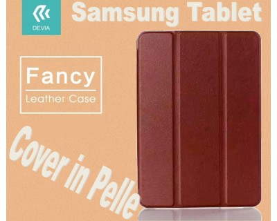 Custodia in pelle per Tablet Samsung TabS2 8.0 T715 Marrone