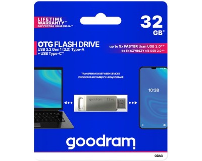 GoodRAM DUALDRIVE OTG 32GB USB 3.2 + type C