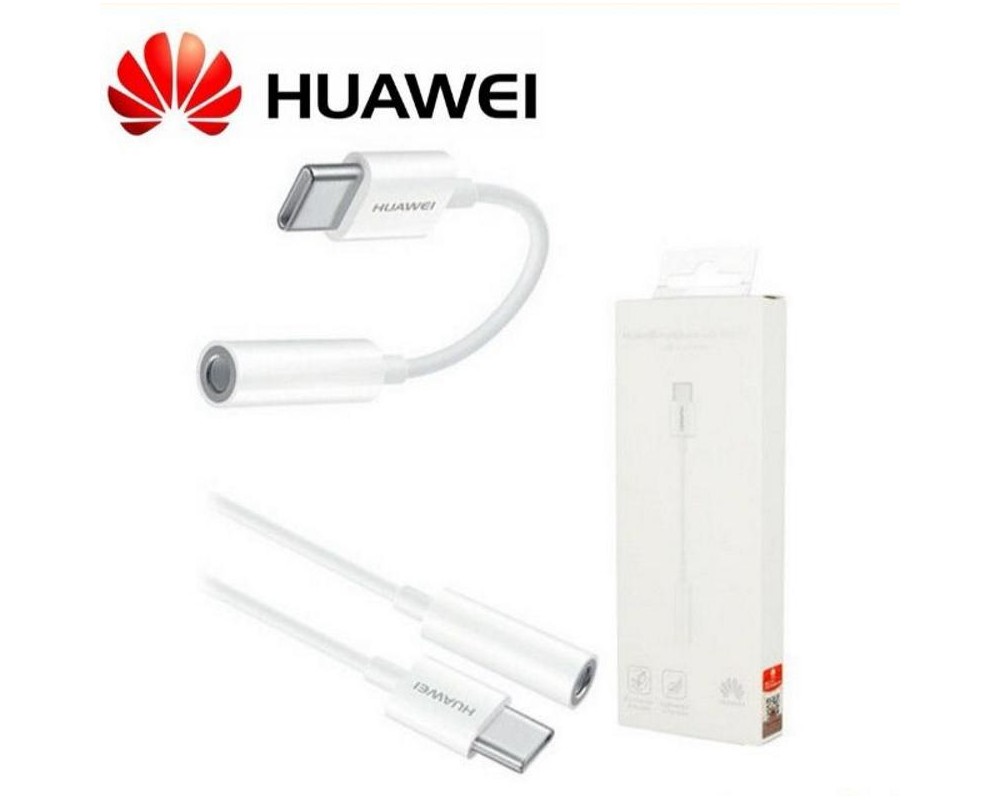 Adattatore Originale Huawei CM20 Tipo C / 3,5mm Bianco