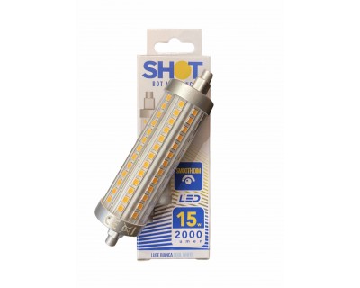 SLD9716X3D LAMPADINA LINEARE LED R7S DIMMERABILE 15W 2000LM 4000K LUCE BIANCA