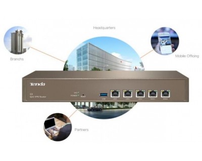 Router QoS VPN 4 porte Multi-WAN AP Manager Tenda G3