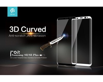Pellicola in Vetro Temperato 3D Full Screen Samsung S8 Nera