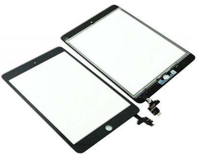 Touch Screen iPad Mini 3 A1599 A1600 con connettore IC Nero