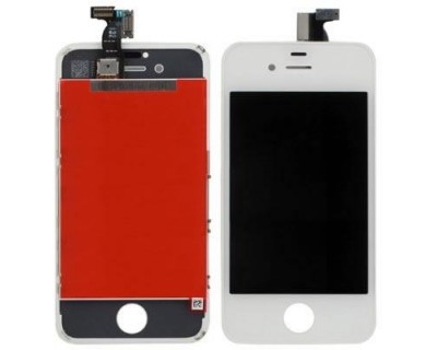LCD LG Touch+Retina Antipolvere iPhone 4S Bianca AAA+